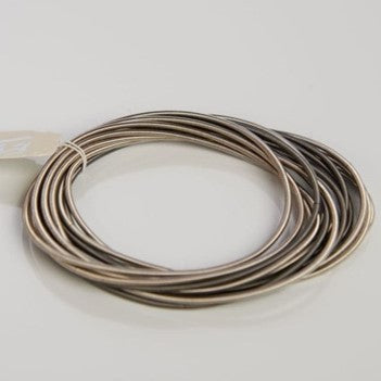 Slinky bracelet - silver & grey