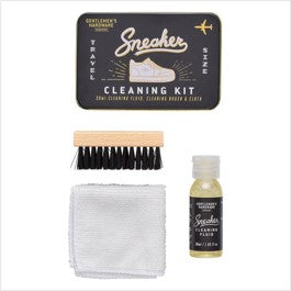 Travel size sneaker cleaning kit