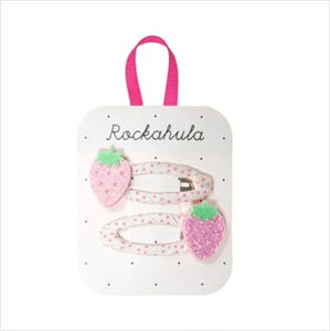 Strawberry hair clips