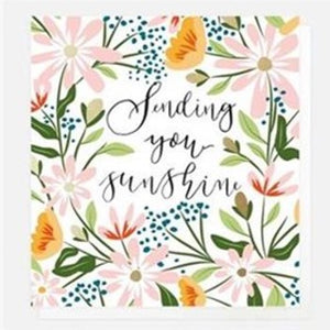 Sending you sunshine card