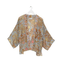 Load image into Gallery viewer, Tudor rose kimono - grey

