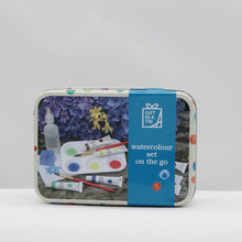 Load image into Gallery viewer, Watercolour set on the go in a tin
