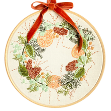 Load image into Gallery viewer, Wild wreath embroidery kit
