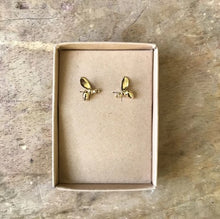 Load image into Gallery viewer, Nouveau winged insect earrings
