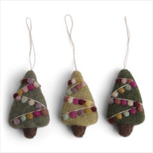 Load image into Gallery viewer, Christmas decoration - mini Xmas trees
