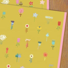 Load image into Gallery viewer, Yellow flowers wrapping paper
