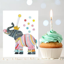 Load image into Gallery viewer, Elephant zippaddyDoodaa card
