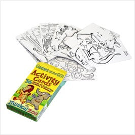 Musical zoo activity cards