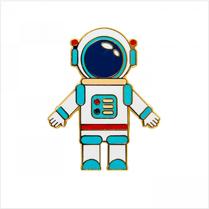 Astronaut enamel pin