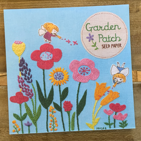 Garden patch seed paper - mixed wild flowers