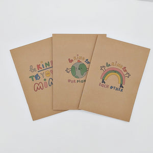 Earth recycled notebook