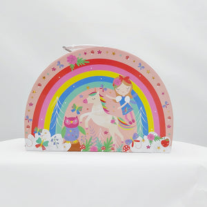 Rainbow fairy 10pc tin tea set in case