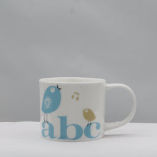 Load image into Gallery viewer, Blue ABC small mug
