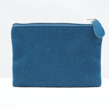 Load image into Gallery viewer, Felt fox purse - blue/green
