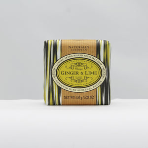 Ginger & lime wrapped soap