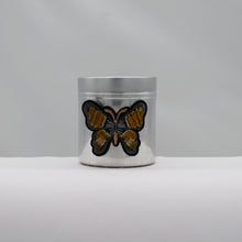 Load image into Gallery viewer, Socks in a tin (large) - golden butterfly Tokyo ivy
