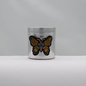 Socks in a tin (large) - golden butterfly Tokyo ivy