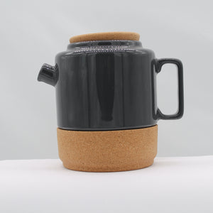 Earthware tea pot - storm