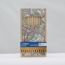 Load image into Gallery viewer, St Albans 12 colour pencils in wooden box
