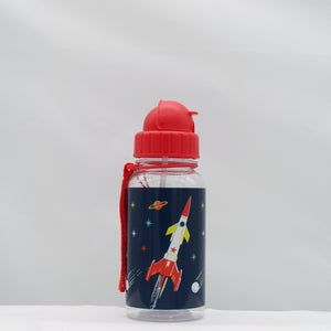 Space kids water bottle