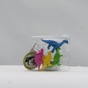 Dinosaurs erasers (set of 4)