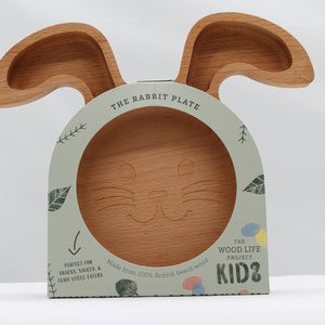 The rabbit plate - wood