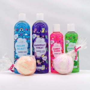 Candy cloud bubble bath