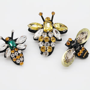 Queen bee pin - yellow