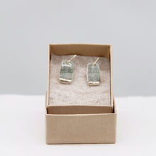 Load image into Gallery viewer, Lustre earrings - snow print
