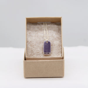 Lustre small necklace - heather glaze