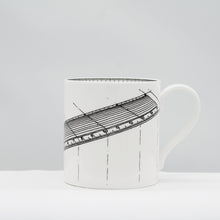 Load image into Gallery viewer, Line drawing ruler mug
