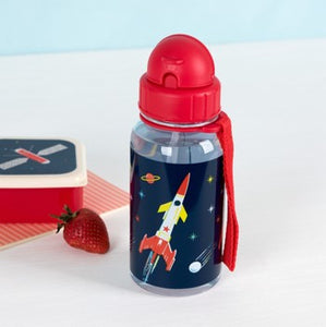 Space kids water bottle