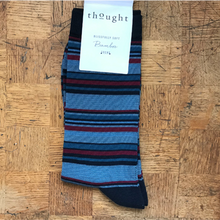Load image into Gallery viewer, Kennet stripe socks - navy
