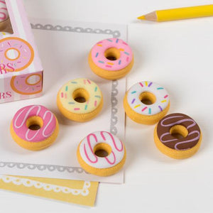 Scented doughnut erasers