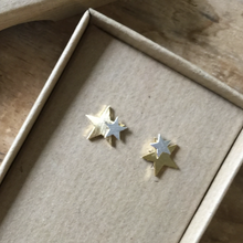 Load image into Gallery viewer, Double star earrings
