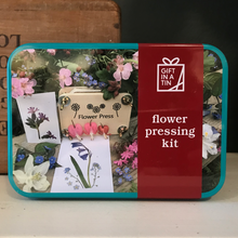 Load image into Gallery viewer, Flower pressing in a tin

