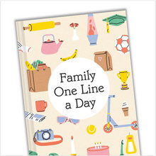 Load image into Gallery viewer, Family one line a day:  a 3 year memory journal
