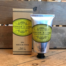 Load image into Gallery viewer, Ginger &amp; lime hand cream - boxed tube
