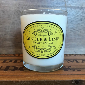 Ginger & lime candle