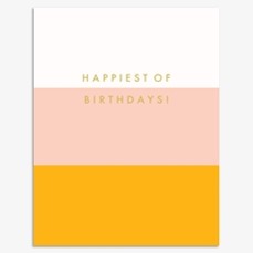 Happiest of birthdays card