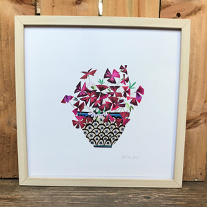 Oxalis in a bowl print only