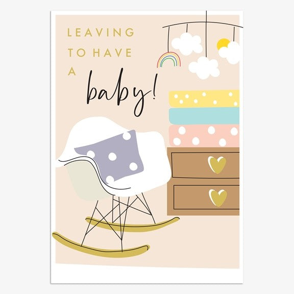Maternity leaving card