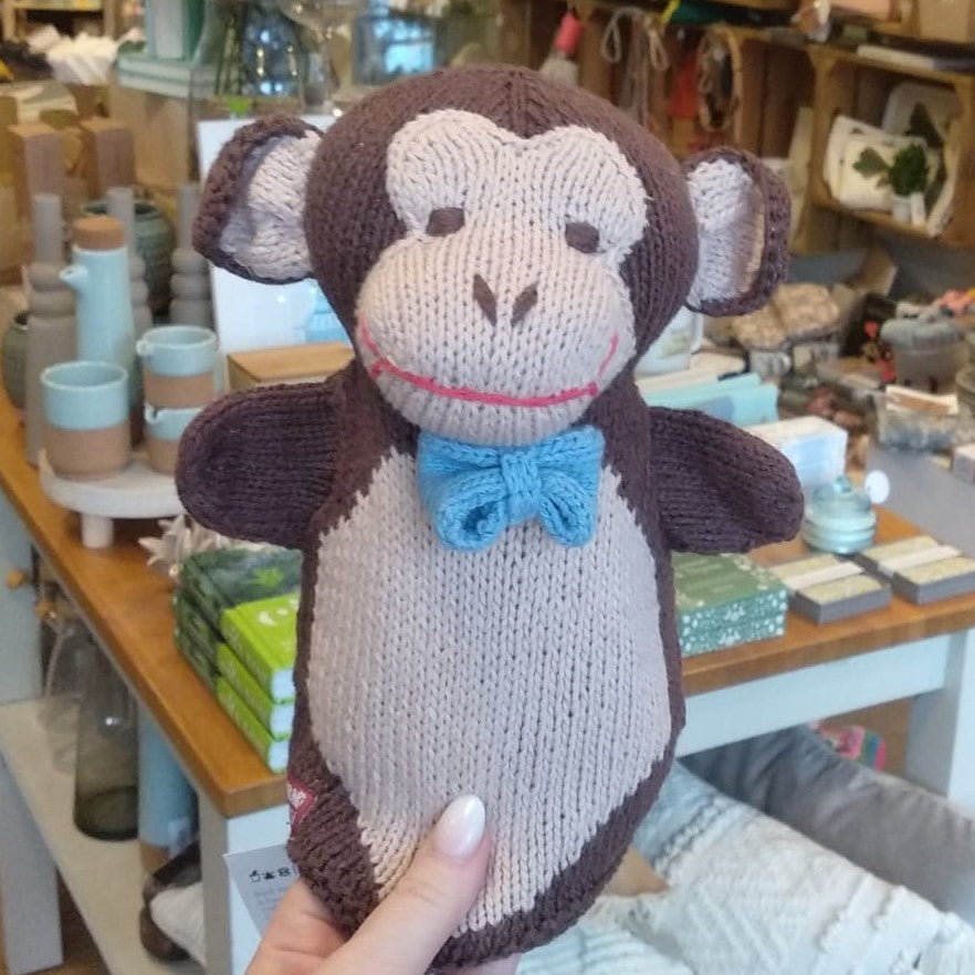 Monkey hand puppet – Raindrops on Roses - St Albans