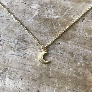 Boho moon necklace