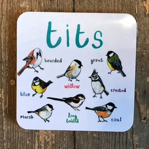 Tits tea towel