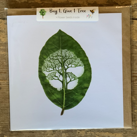 Leaf moments tree card