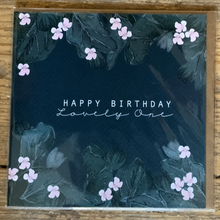 Load image into Gallery viewer, Happy birthday lovely one botanical card
