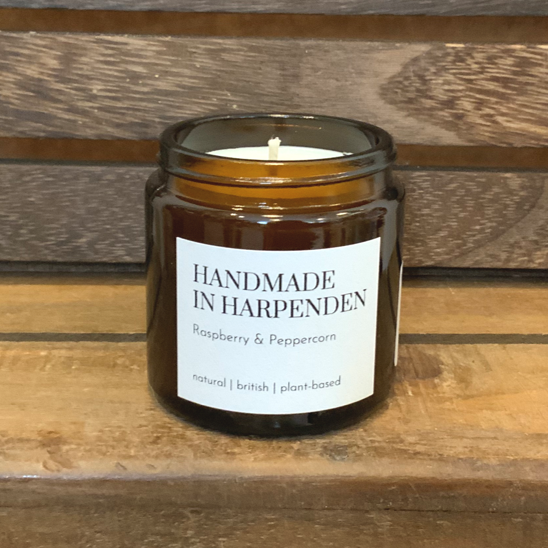 Raspberry & peppercorn candle - small