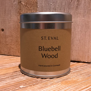Bluebell scented tin candle