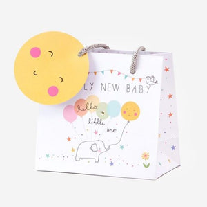 Baby elephant gift bag - small